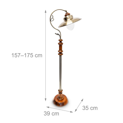 Lampă de podea Design Art Nouveau Alama