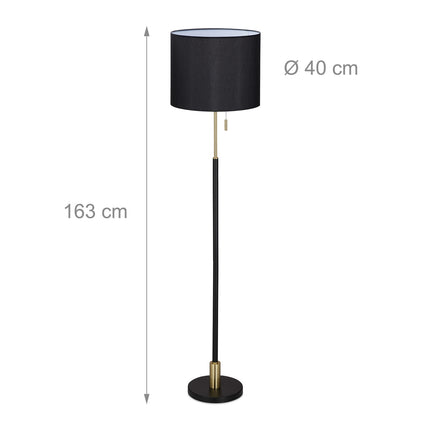 Lampa de podea neagra