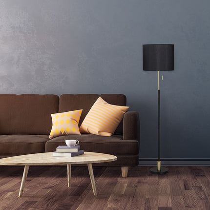 Lampa de podea neagra