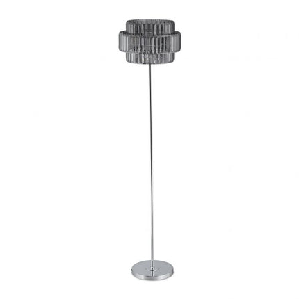 Lampa de podea gri cristal