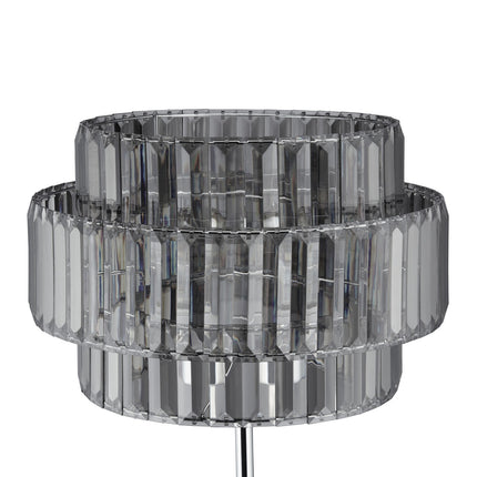 Lampa de podea gri cristal