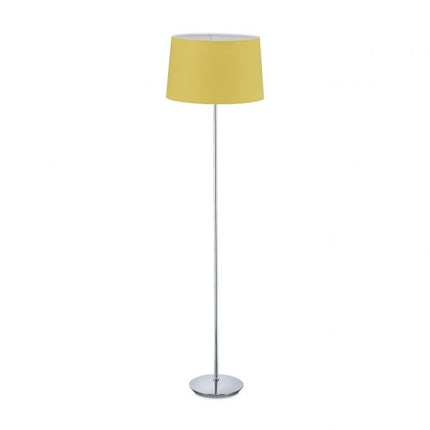 Lampa de podea cu abajur din material textil