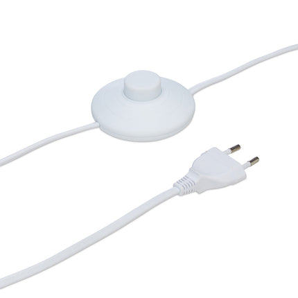 Lampa de podea cu abajur din material textil