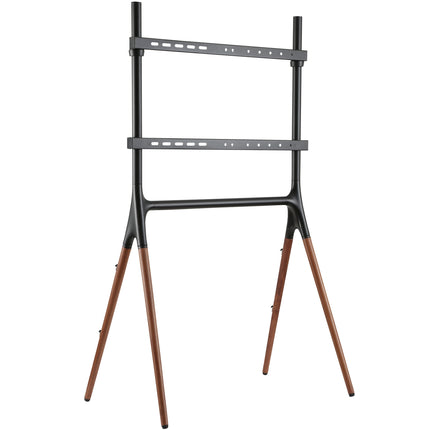Floor stand for TV 49-70" Black/Walnut
