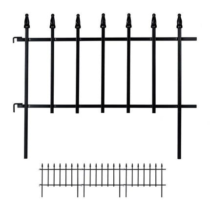 Gard pentru pat de flori Set 4 piese