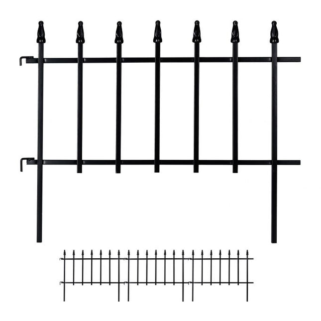 Gard pentru pat de flori Set 4 piese