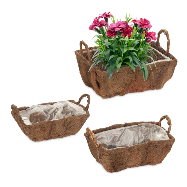 Cutie de flori pentru balcon Set de 3