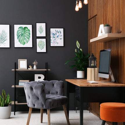 Scaun cu flori cu design natural