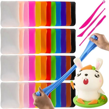 Set spumă - plastilină 48 buc. Kruzzel 21656