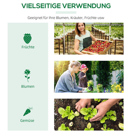 Seră din folie cu fereastră, seră pe, casă de roșii, cadru rece, 120X60X60 cm, verde