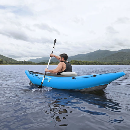Foldable Aluminium Kayak and SUP Paddle 230 cm, 5-Piece, Asymmetric Blades
