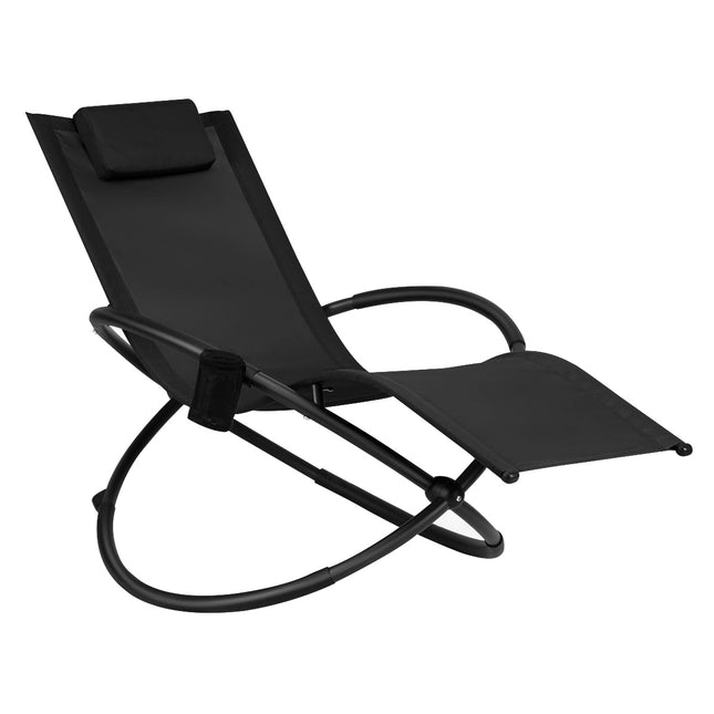 Balansoar pliabil pentru exterior, suport pentru pahare, 180 kg