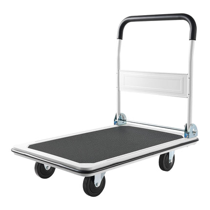 Foldable Platform Truck, 660 lb Capacity, Swivel Wheels