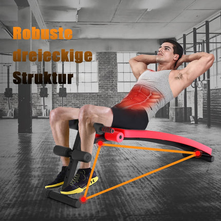 Bancă de abdomene pliabilă, reglabilă, capacitate 200 kg