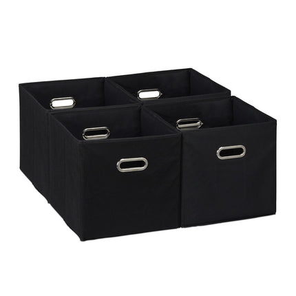 Coșuri de depozitare pliabile - Set de 4, cutii de organizare