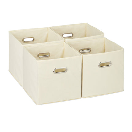 Coșuri de depozitare pliabile, set de 4 - cutii de organizare