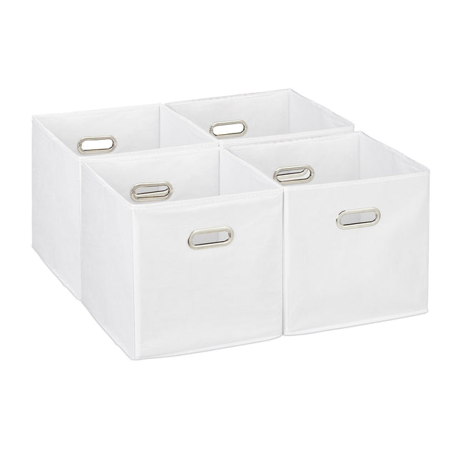 Coșuri de depozitare pliabile, set de 4 - cutii de organizare