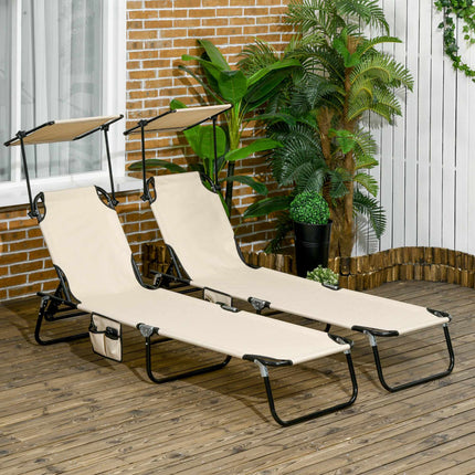 Set șezlong pliabil cu baldachin – înclinare în 5 poziții