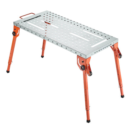 Foldable Welding Table 44 x 21 In, 500 lb, Adjustable