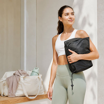 Foldable Yoga Mat 6 mm with Carry Bag, 61 x 183 cm, Green