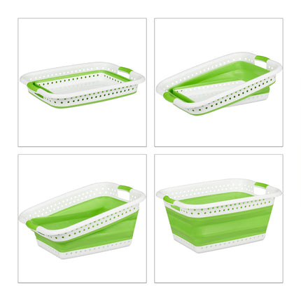 Foldable laundry basket