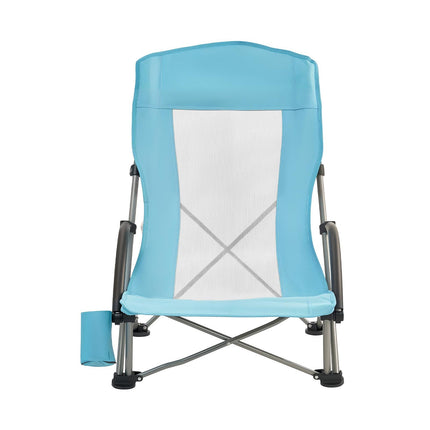 Folding Beach Chair 2-Pack, High-Back, 330 lb Capacity