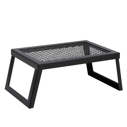 Folding Campfire Grill, Steel, 18x12 In, 13 lb