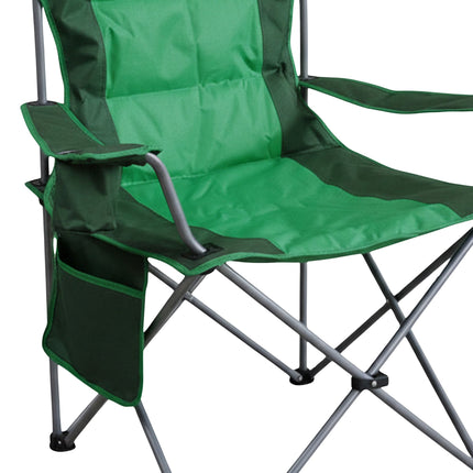 Scaun pliabil de camping – Spătar înalt, Șezut căptușit, Geantă de transport