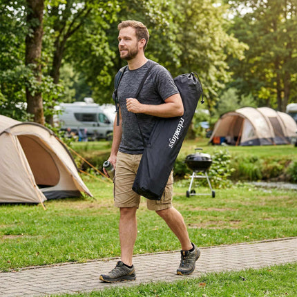 Scaun pliabil de camping – Spătar înalt, Șezut căptușit, Geantă de transport
