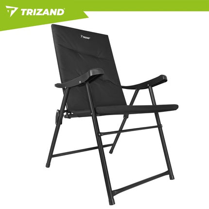 Scaune pliabile de camping cu cotiere, set de 2, 59x70x91cm