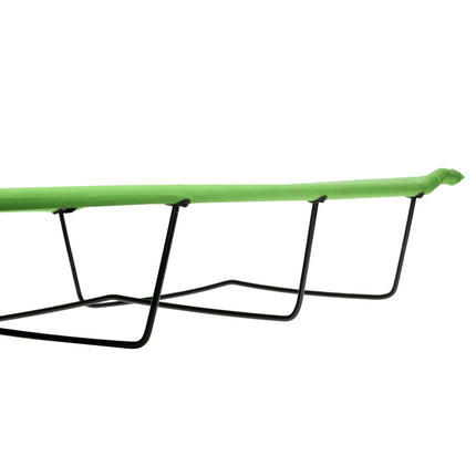 Pat pliabil de camping, cadru din oțel, 190x60 cm, 110 kg