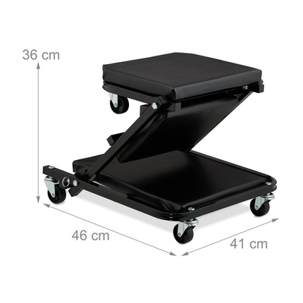 Placă pliabilă pentru mașină cu roți pivotante la 360°