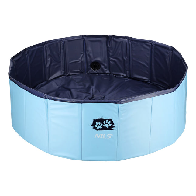 Piscină pliabilă pentru câini, 100x30 cm, baie portabilă pentru animale de companie