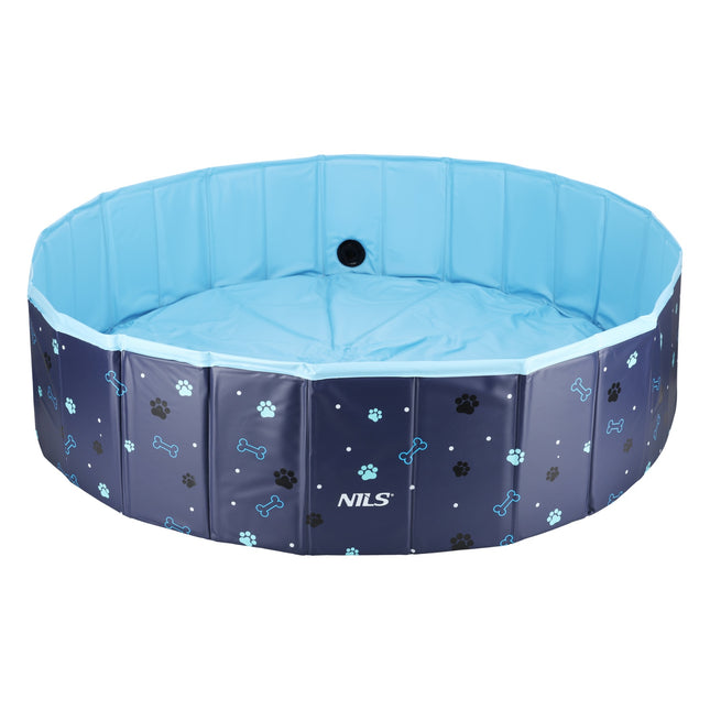 Piscină pliabilă pentru câini XL – 120x30 cm, design durabil