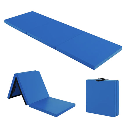 Saltea de gimnastică pliabilă cu mânere, antiderapantă, 180x60x5 cm