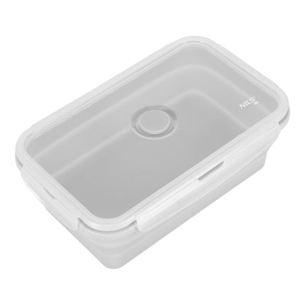 Cutie de prânz pliabilă, gri, capacitate 1200 ml