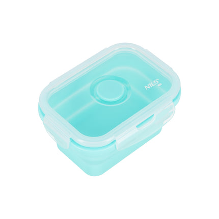 Cutie de prânz pliabilă, mentă, 355 ml, recipient compact