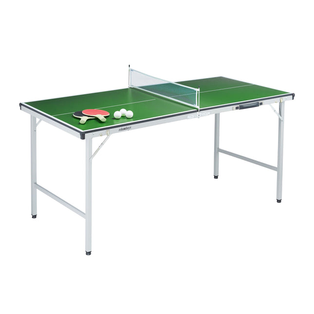 Set de tenis de masă Midi pliabil cu bâte și mingi