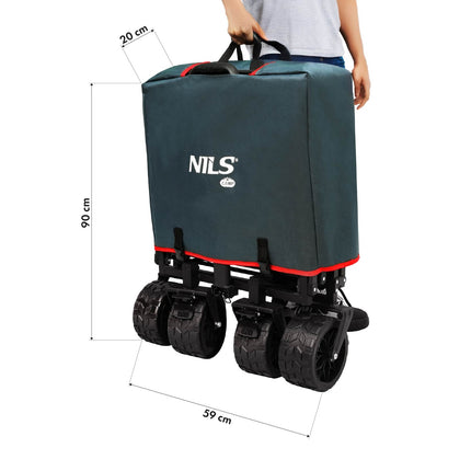 Vagon pliabil, antracit, capacitate 160L