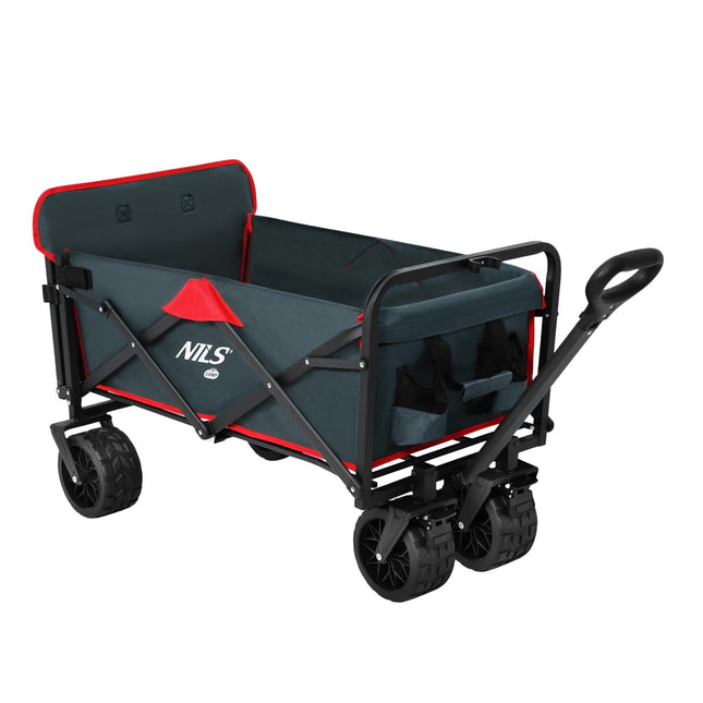 Vagon pliabil, antracit, capacitate 160L