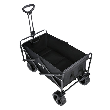 Vagon pliabil, negru, capacitate 100 l