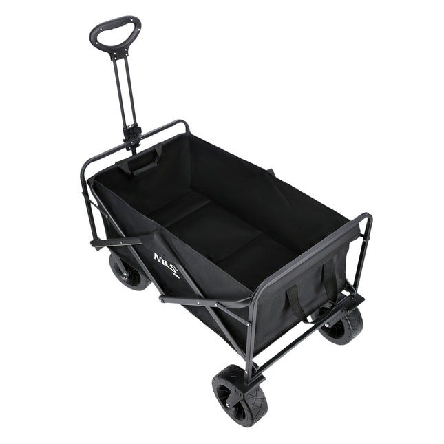 Vagon pliabil, negru, capacitate 100 l