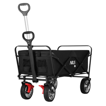 Vagon pliabil, negru, capacitate 120 l