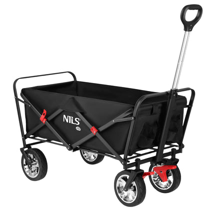 Vagon pliabil, negru, capacitate 120 l