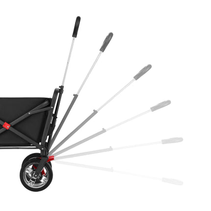 Vagon pliabil, negru, capacitate 120 l