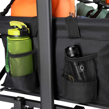 Vagon pliabil, negru, capacitate 160 l