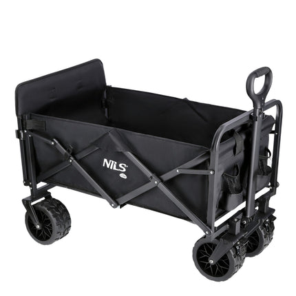 Vagon pliabil, negru, capacitate 160 l