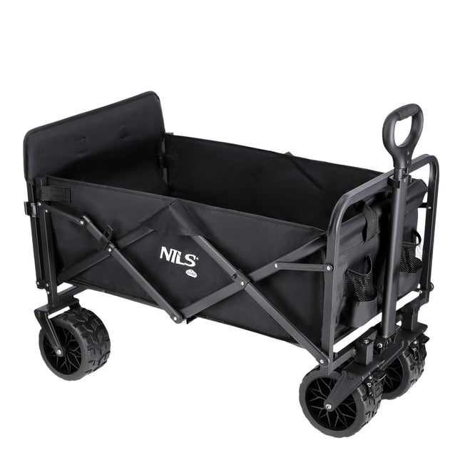 Vagon pliabil, negru, capacitate 160 l