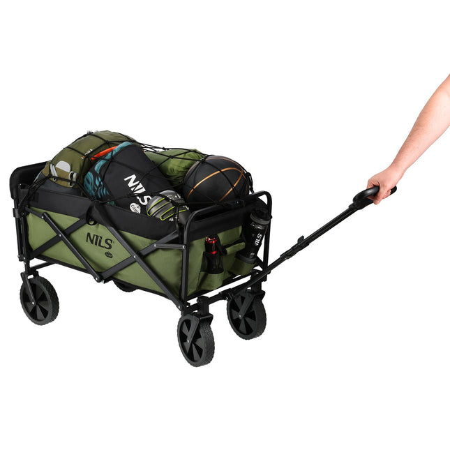 Vagon pliabil, verde, capacitate 150L