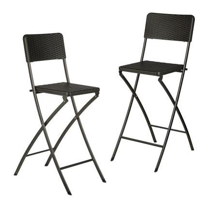 Scaun de bar pliabil BASTIAN set de 2